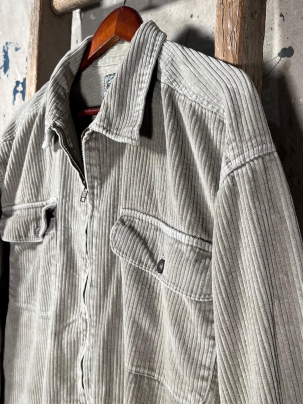 Vintage 80s/90s Outdoor Exchange", "Corduroy Shacket",
